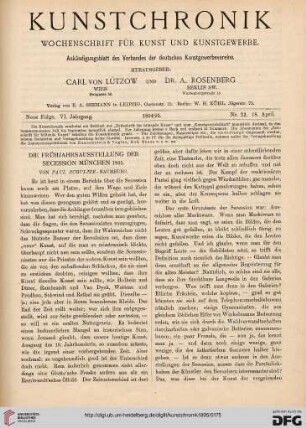 Heft 22 (18. April 1895)