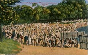 Luna-Park, Leipzig-Wahren am Auensee: Strandbad [Offizielle Postkarte : 25]