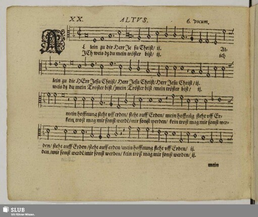 XX. Allein zu dir Herr Jesu Christ
