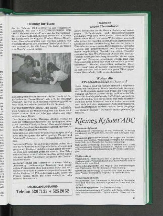 Kleines Kräuter-ABC