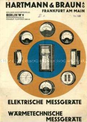 Katalog über elektrische und wärmetechnische Messgeräte