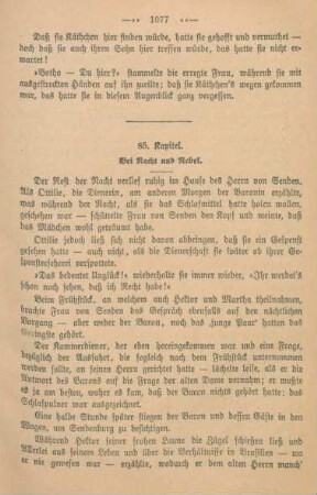85. Kapitel. Bei Nacht und Nebel.
