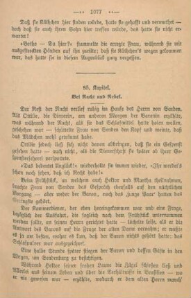 85. Kapitel. Bei Nacht und Nebel.