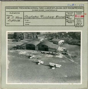 Duisburg-Neuenkamp, Flugplatz und Zeche Diergardt