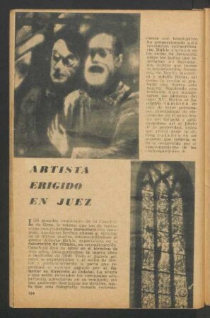 Artista erigido en juez