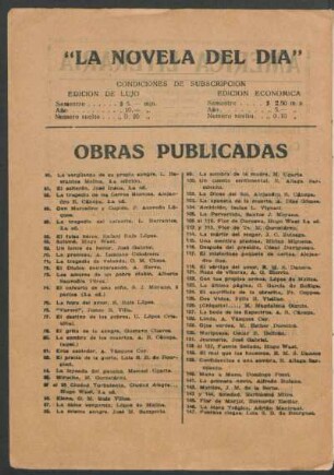Obras públicadas