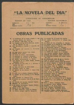 Obras públicadas