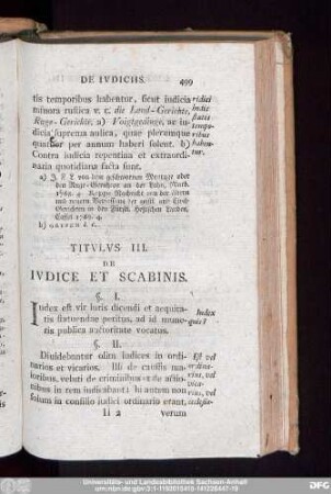 Titulus III. De Iudicie Et Scabinis.