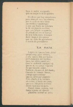 La baja