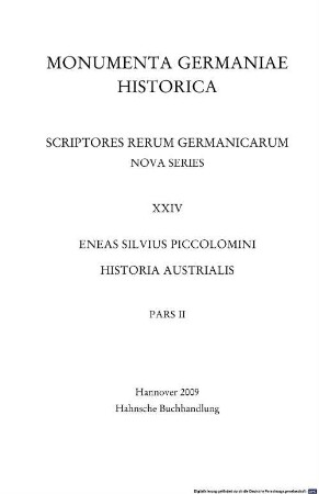 Historia Austrialis. 2, 2. und 3. Redaktion