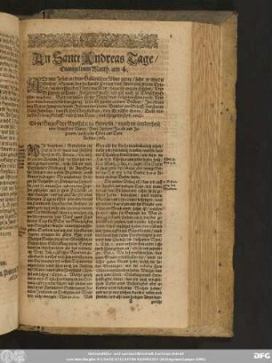 An Sanct Andreas Tage/ Evangelium Matth. am 4.