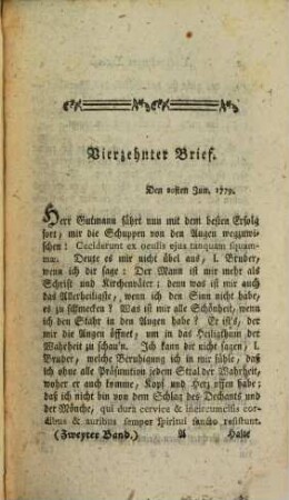 Briefe über das Mönchswesen von einem catholischen Pfarrer an einen Freund, 2