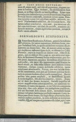 Bernardinus Stephonius