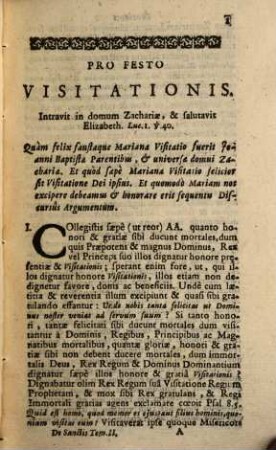 Sanctorale Sive Conciones In Festa Totius Anni : Opus Posthumum In Tres Tomos Divisum Studio ac operâ F. D. à. Nat. B. V. M. C. suppletum ac prælo aptatum. 2