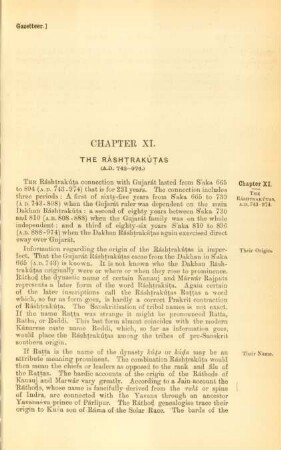 Chapter XI. The Ráshtrakútas