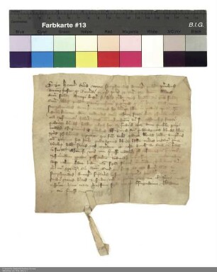 Revers Heinrichs von Sterbfritz bezüglich der Besserung seines Burglehens zu Bad Brückenau durch Heinrich [von Hohenberg], Abt von Fulda