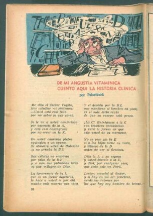 De mi angustia vitamínica cuento aquí la historia clínica