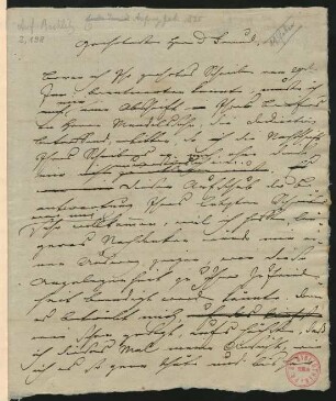 Brief an Friedrich Rochlitz : 11.02.1835