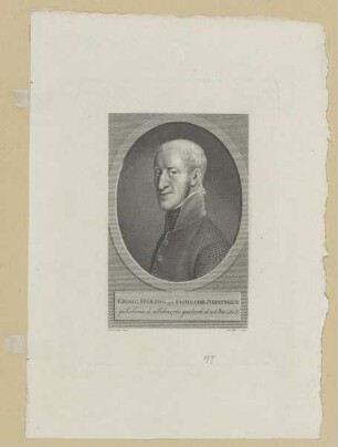 Bildnis des Georg zu Sachs. Cob. Meiningen