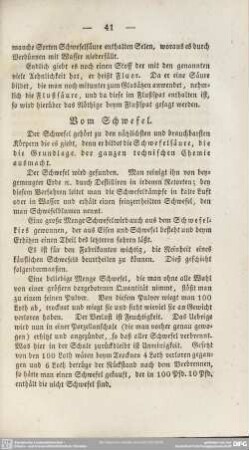 Vom Schwefel