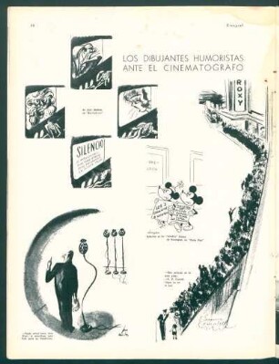 Los dibujantes humoristas ante el cinematógrafo