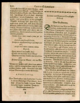 Hundert und Neun und Dreyssigster Discurß. Von Balbierern.