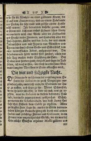 Die vier und sechzigste Nacht.