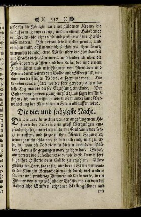 Die vier und sechzigste Nacht.