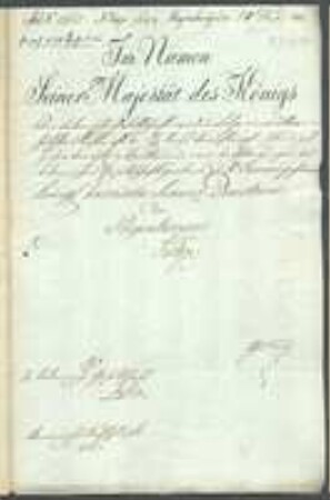 Brief von Regenkreis / Finanzdirection an Regensburgische Botanische Gesellschaft
