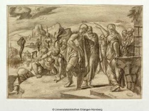 Christus, zu seinen Jüngern redend