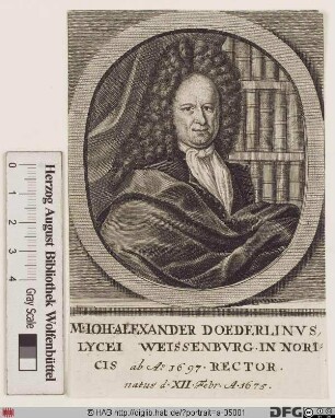 Bildnis Johann Alexander Doederlein
