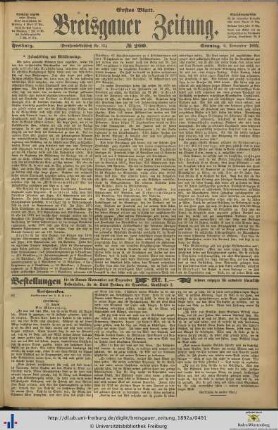 06.11.1892 (Erstes Blatt)