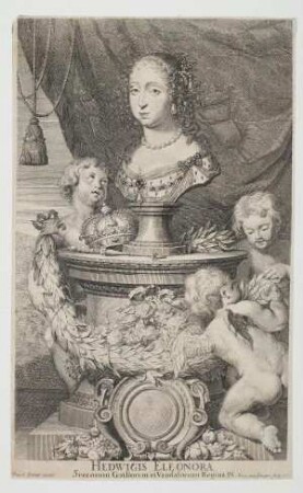 Bildnis von Hedwig Eleonora (1636-1715) Königin von Schweden