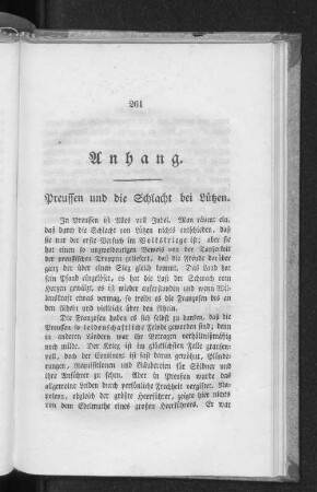 Preussen und die Schlacht bei Lützen.