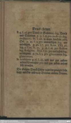 Druck-Fehler