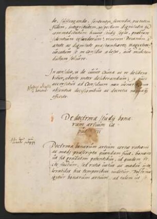 VII. De doctrina studii bonarum artium.