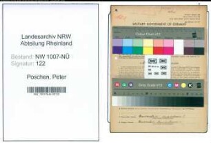 Entnazifizierung Peter Poschen , geb. 17.04.1892 (Landwirt)