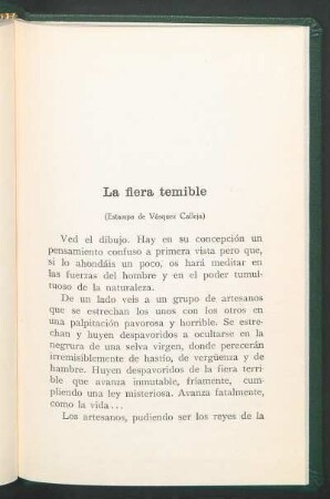 La flera temible : (Estampa de Vásquez Calleja)