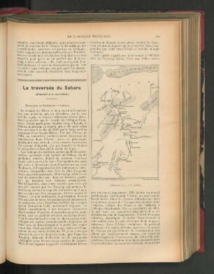 La traversée du Sahara.