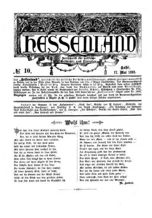 No. 10, 17. Mai 1893