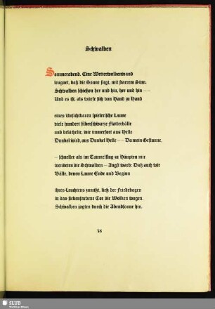 Schwalben