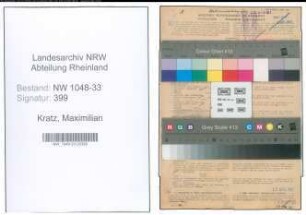 Entnazifizierung Maximilian Kratz , geb. 16.03.1912 (Lehrer)