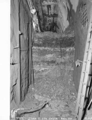 Tunnel bei Hölzern in km 528,925 Sohlstollen, Röhre I