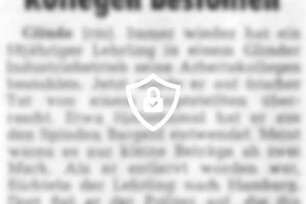 Kollegen bestohlen