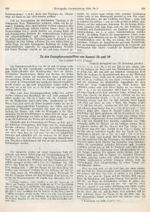 329-334 Zu den Festopferschriften von Numeri 28 und 29