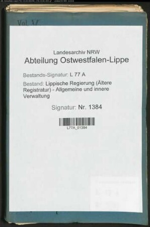 Verwaltung und Rechnungswesen des Damenstifts zu Lippstadt, Bd. 15