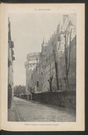 Vista del castillo de Amboise desde la ciudad