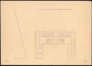 Haus des Reichspropagandaministers Joseph Goebbels, Berlin-Mitte: Grundriss Obergeschoss 1:100
