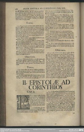 II. Epistolae Ad Corinthios