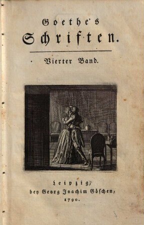 Goethe's Schriften, 4